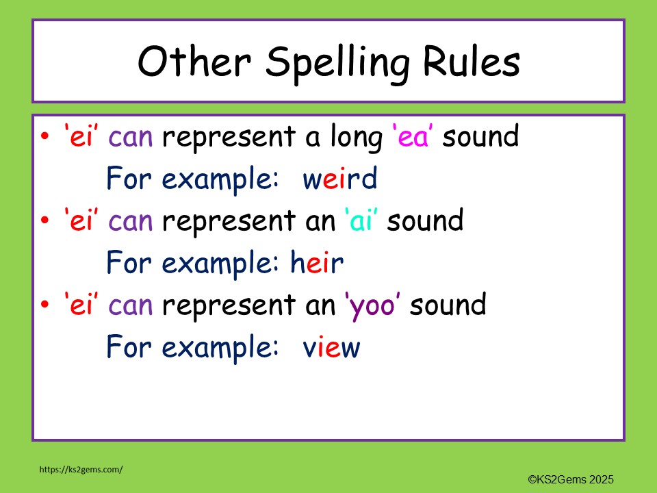 Y5 Words containing 'ei' Pack