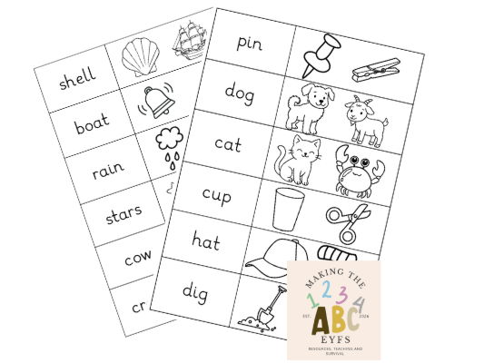 Phonics - read and colour