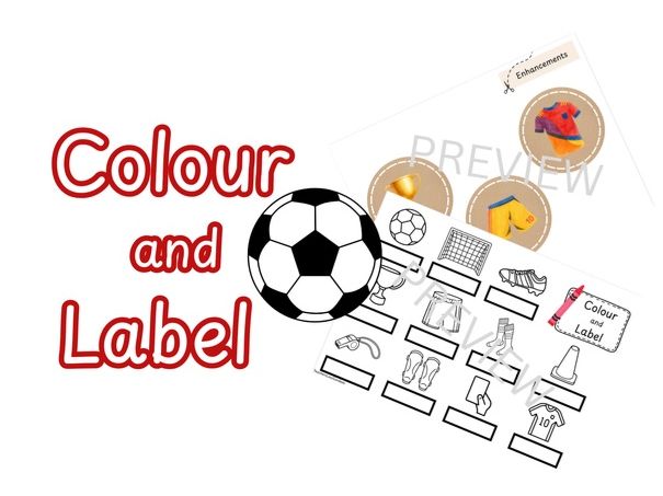 Colour & Label Football