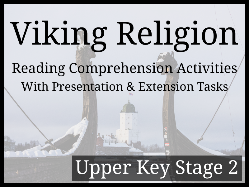 Viking Religion Reading Comprehension Activities | Year 5 & Year 6 | UKS2