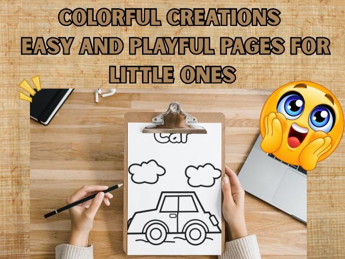 Little Hands And Big Imagination : Fun Coloring Pages for Toddlers and Preschoolers