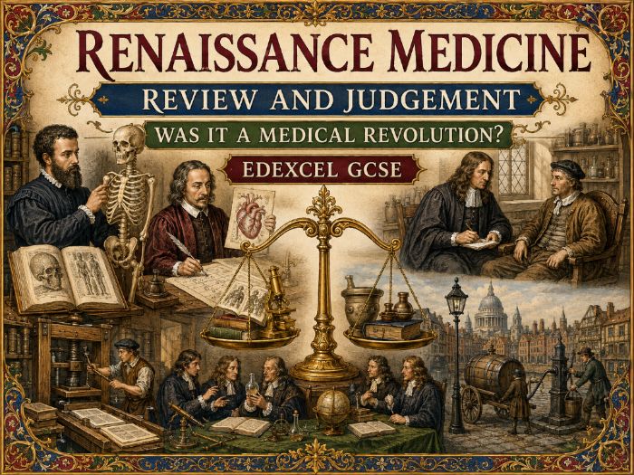 Renaissance Medicine Review and Judgement | Medical Revolution | Edexcel GCSE History