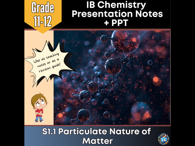IB DP Chemistry: S1.1 Nature of the Atom – Teaching Notes & Editable PowerPoint 2026
