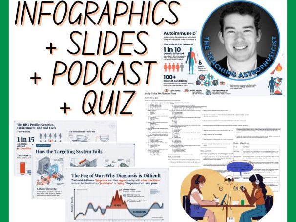 Autoimmune Diseases | Infographics + Slides + Podcast + Quiz | Biology Set FREE