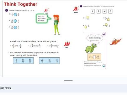 Fractions Beyond One: Converting, Comparing, and Adding Fractions Year 5