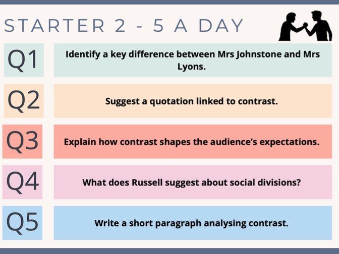Blood Brothers-100 x '5 a day' Starters