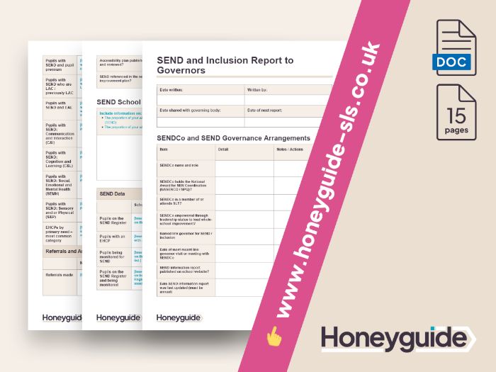 SEND and Inclusion Report to Governors