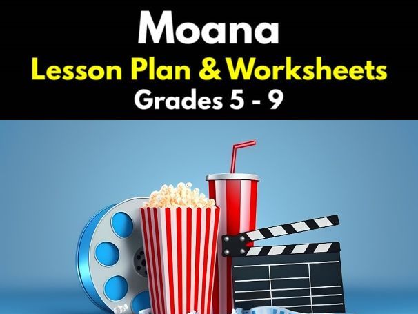 'Moana' Lesson Plan & Worksheets | Grades 5 - 9