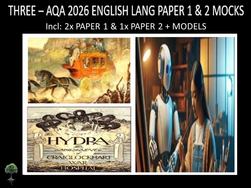 THREE - AQA PAPER 1 & 2 | 2026 FULL MOCKS | MODELS