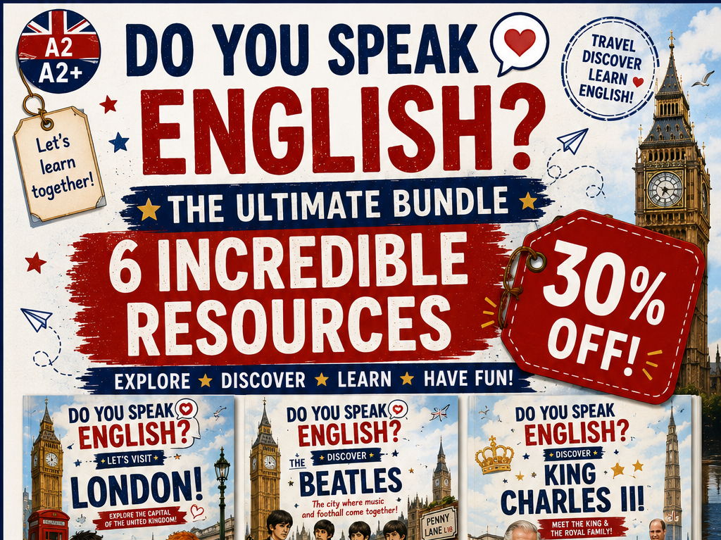 Do You Speak English? Let's Go to England! | Complete ESL Bundle