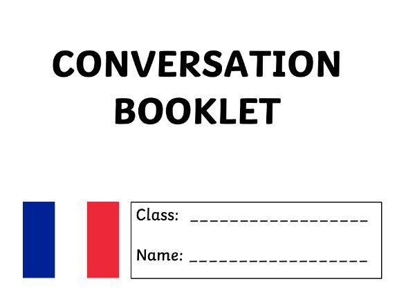 Aqa Gcse French General Conversation Theme 1 Preparation Booklet 9202