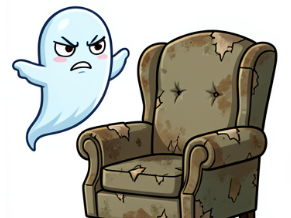 The Grumpy Ghost Upstairs