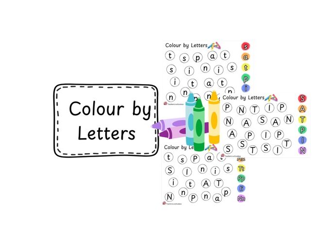 Colour by Letter SATPIN