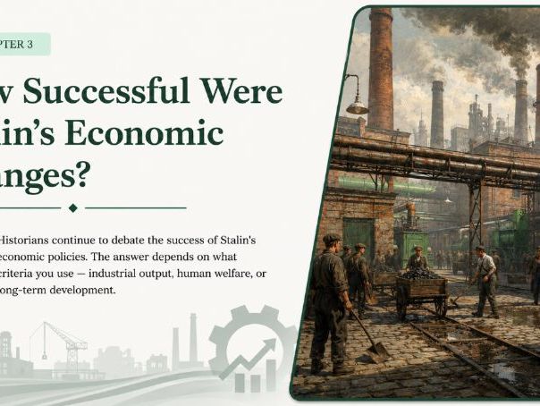 iGCSE History Depth Study C Russia - 4  What was the impact of Stalin’s economic policies?