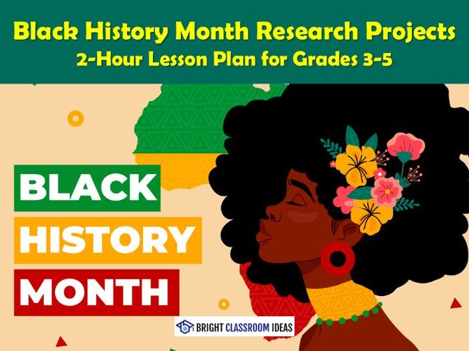 Black History Month Research Project – Grades 3–5