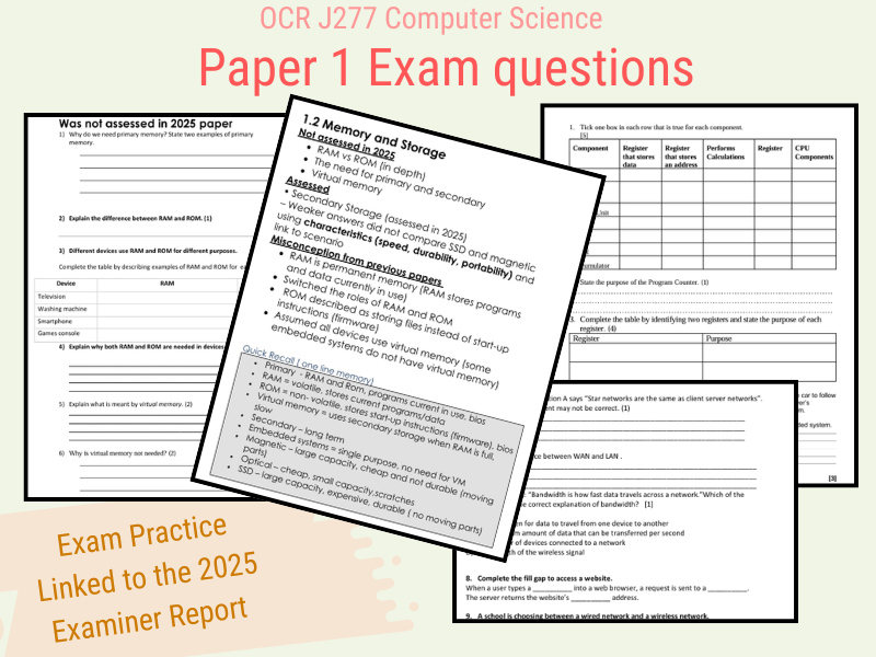 Exam question - based on 2025 examiner report