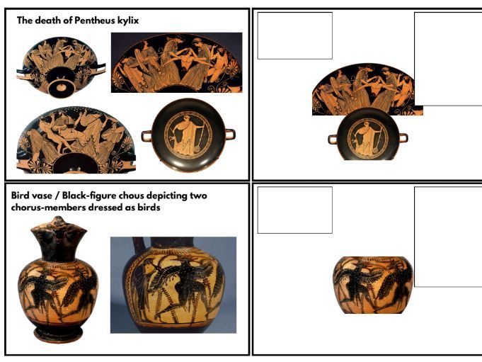 Greek Theatre Vases - Flashcard Template