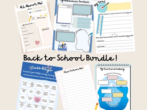 Welcome Back to School Activity Pack | Years 2-6 | First Week Icebreakers and Worksheets