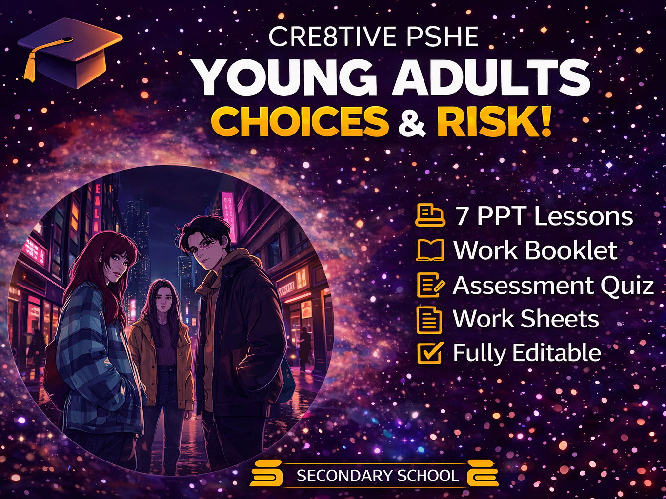 KS5 Young Adults: Choices, Risks & Decisions (Full Unit Bundle) Supporting Safe, Informed & Reflective Decision-Making