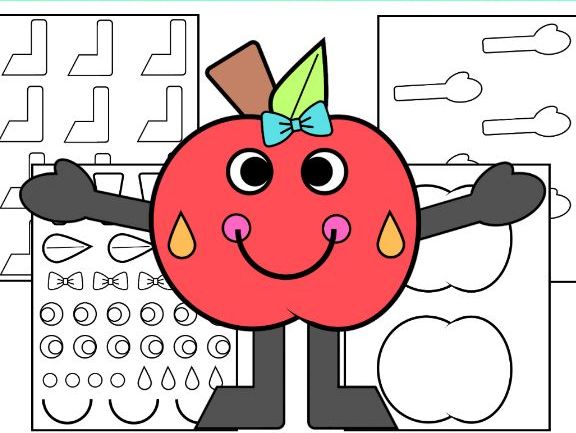 Fall Apple Buddy Craft | Apple Pal Craft | Back to School Icebreaker & September Bulletin Board