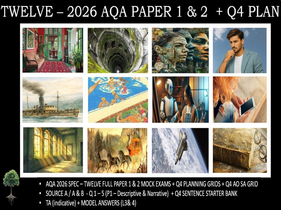 TWELVE - PAPER 1 & 2 | 2026 FULL MOCKS | Q4 PLAN