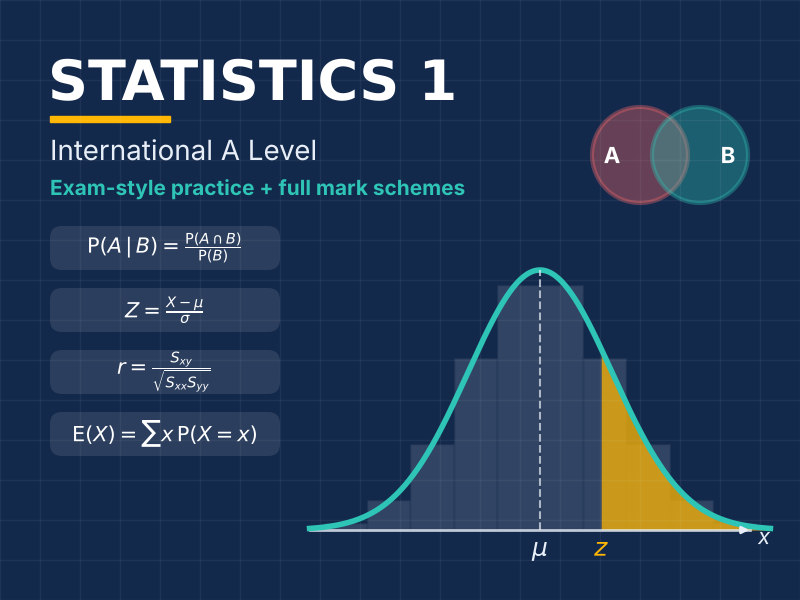 Stats 1 Mathematics - Chapter 6 Exam Questions and Answers