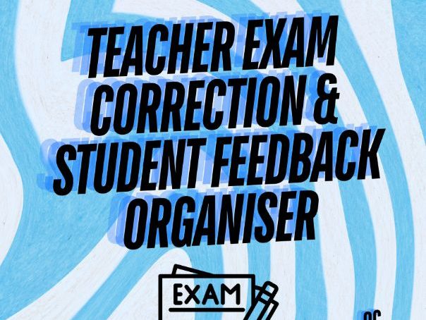 Teacher Exam Correction & Student Feedback Organiser
