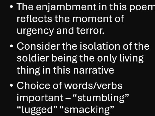 Reality of Conflict, Power and Conflict Poems