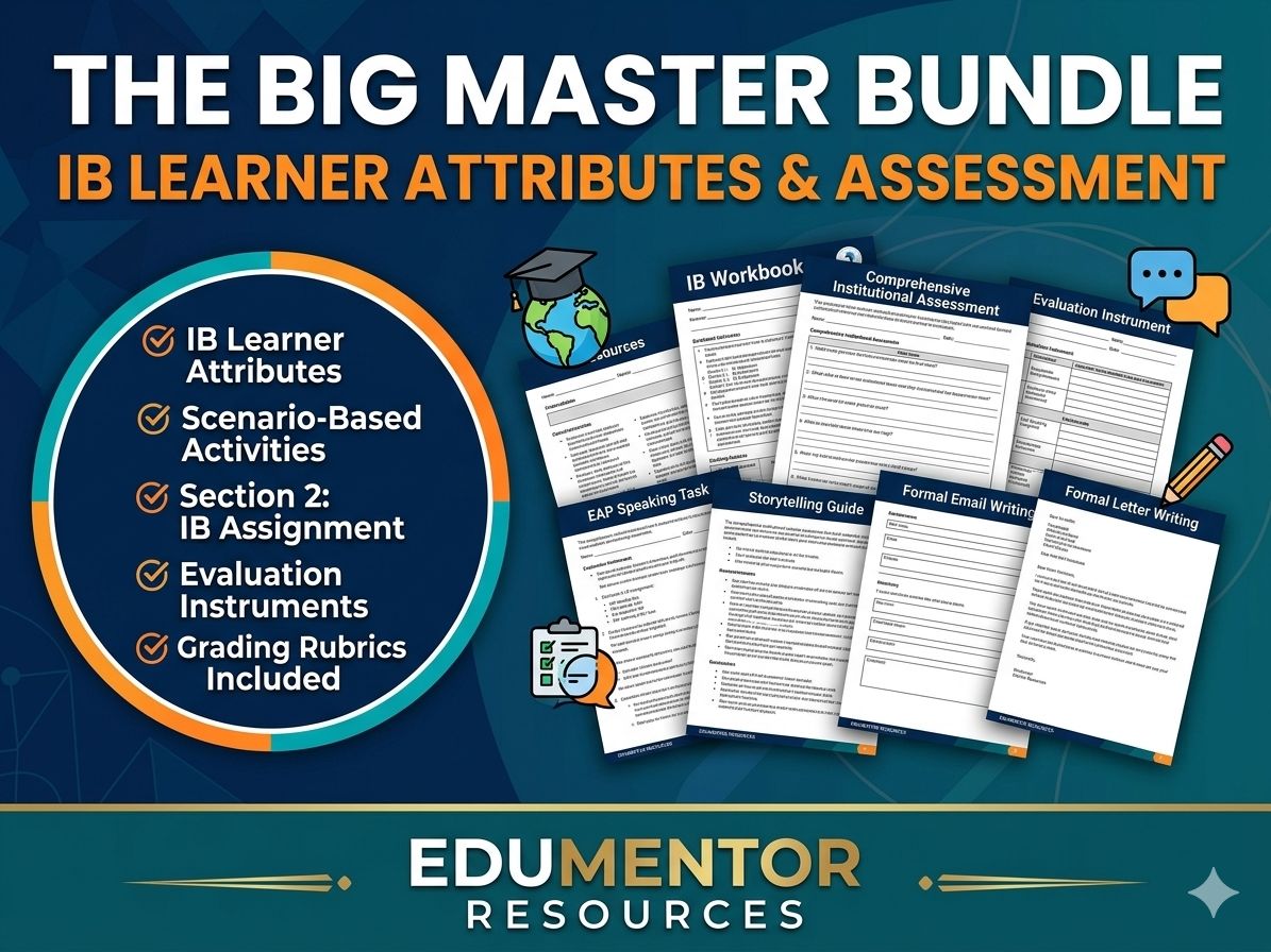 The Big Master Bundle - IB Learner Attributes