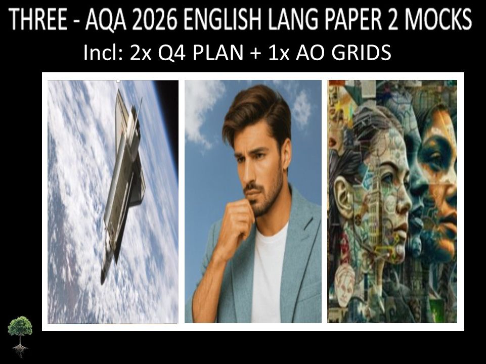 THREE - AQA PAPER 2 | 2026 FULL MOCKS | Q4 PLAN | AO GRIDS