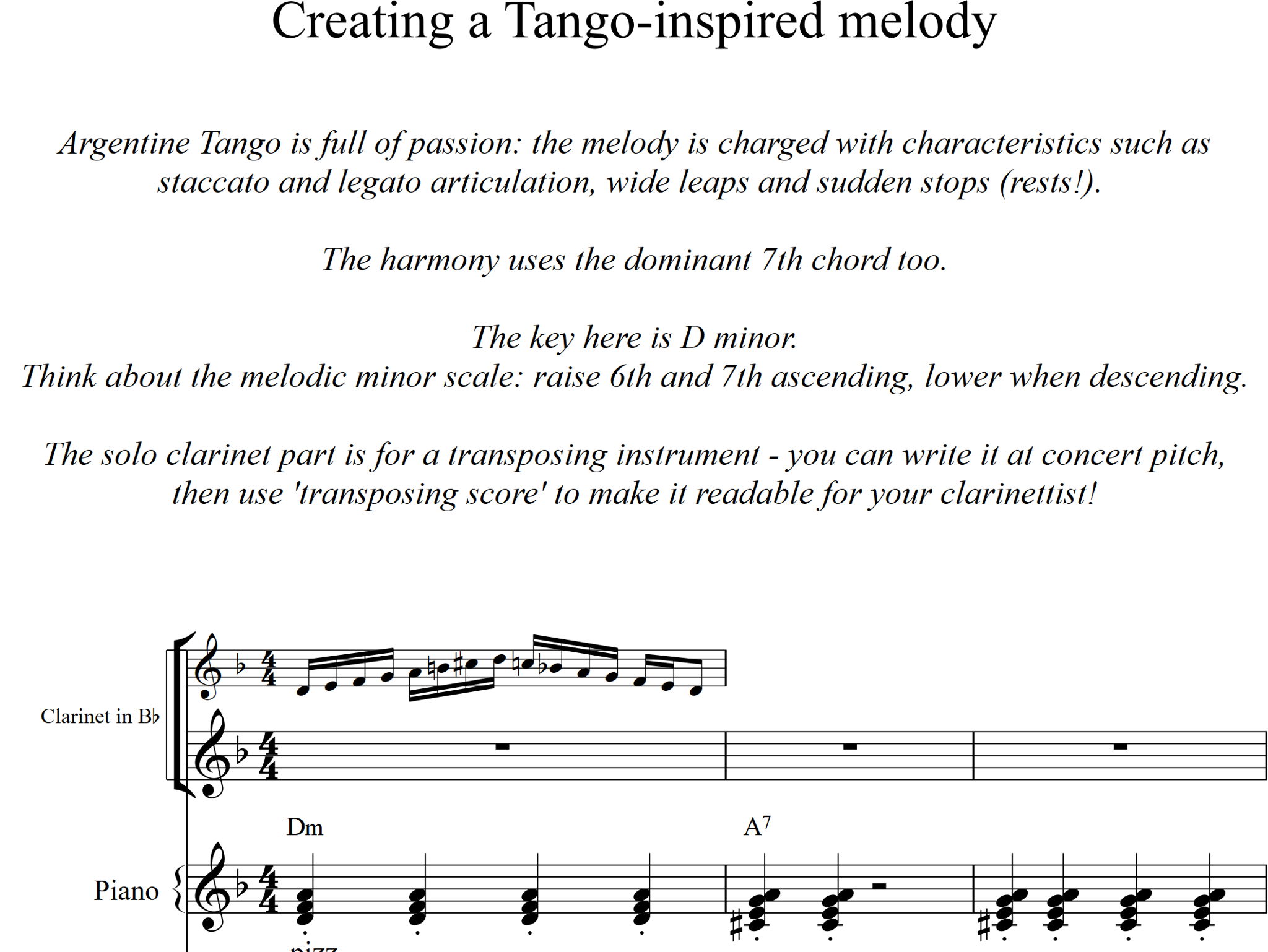 Composing exercise BUNDLE 2