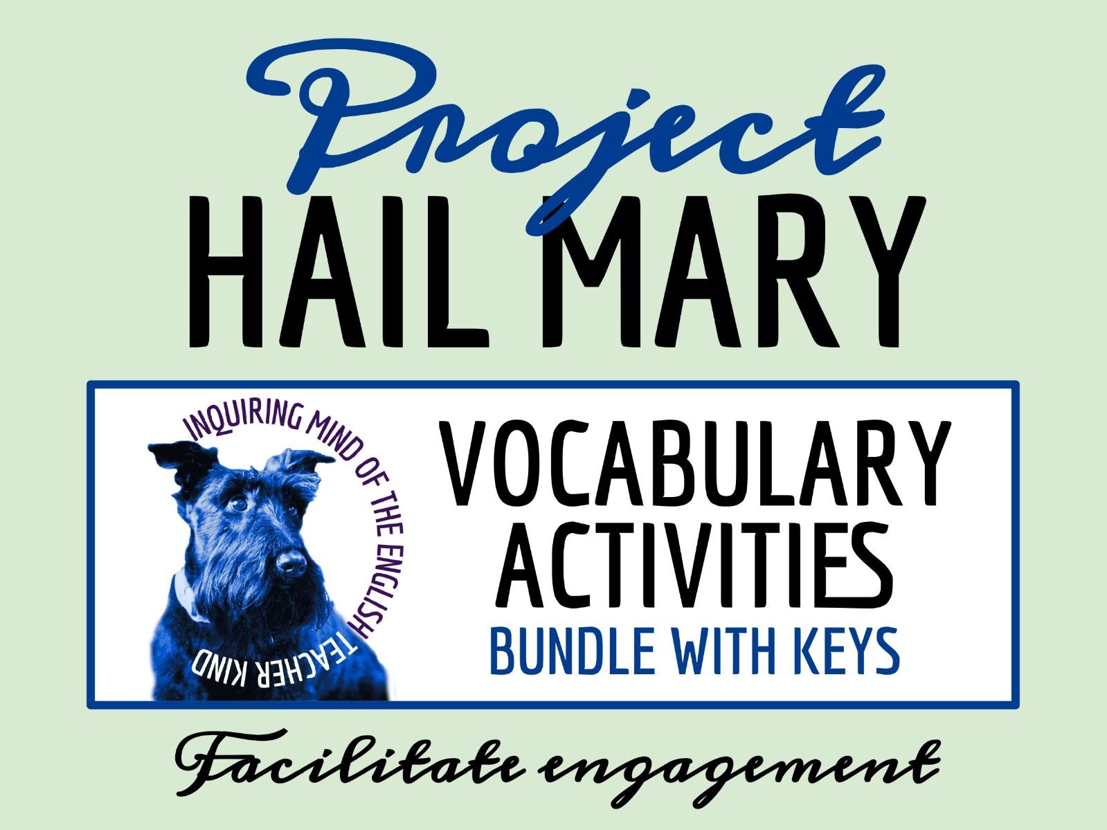 Project Hail Mary by Andy Weir Vocabulary Activities | Crossword Puzzles | Word Searches | Worksheets