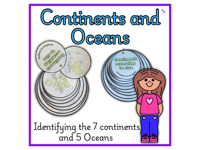 Continents mini booklet