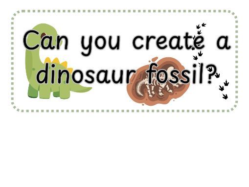Dinosaur Fossil Provision Activity