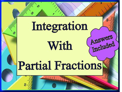 Integration Using Partial Fractions - Over 20 Questions With Answers