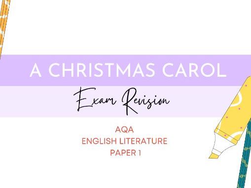 AQA A Christmas Carol Exam Revision Booklet