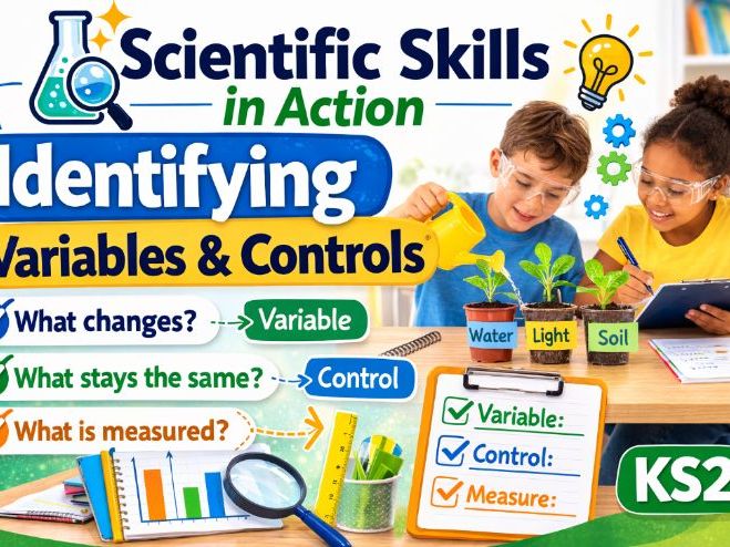 Scientific Skills in Action: Identifying Variables & Controls (KS2 Science Skills)