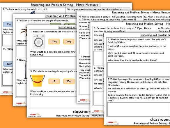 Primary weight and mass resources