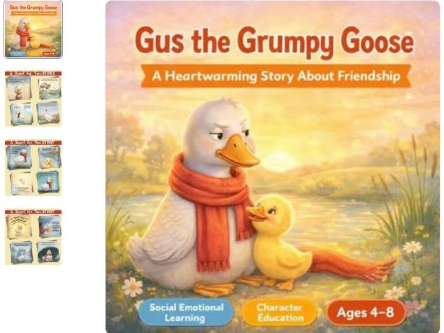 Gus the Grumpy Goose | SEL Story | Social Emotional Learning Read Aloud | Friend