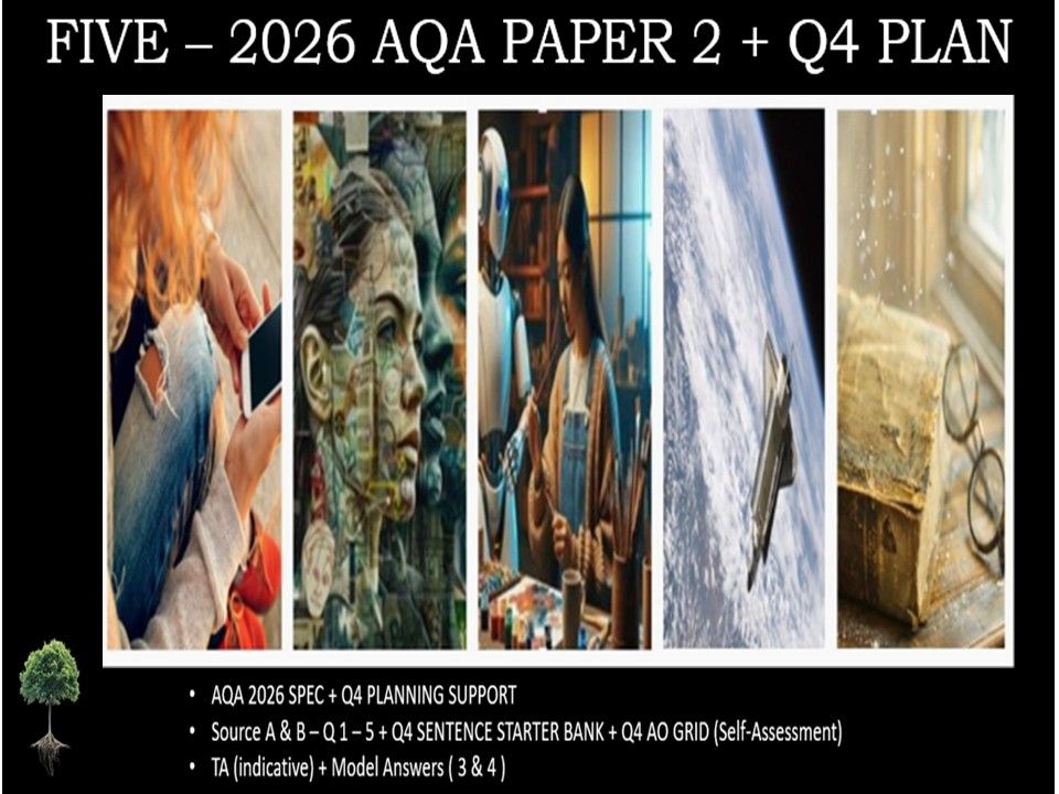 FIVE - AQA PAPER 2 | 2026 FULL MOCKS | Q4 PLAN
