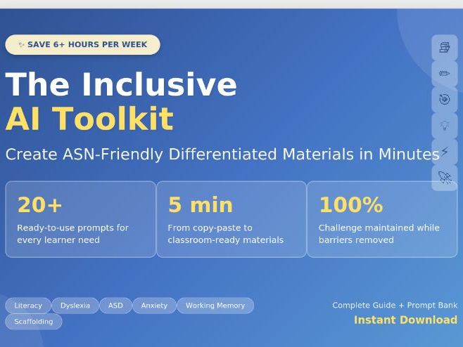 The Inclusive AI Toolkit: Save 6+ Hours Per Week on ASN-Friendly Differentiation