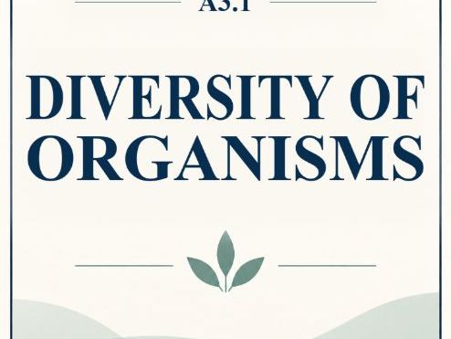 IB Biology HL A3.1 Diversity Of Organisms MCQ Practice