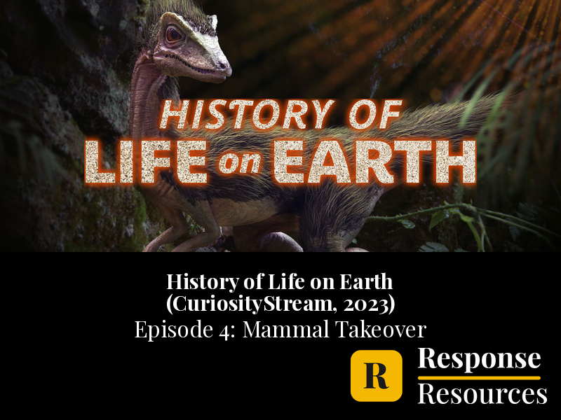 History of Life on Earth Ep 4 Mammal Takeover Video Worksheet + Google Forms