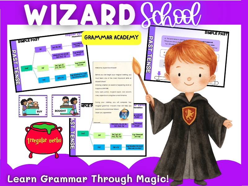 Wizard School Grammar Simple Past & Present