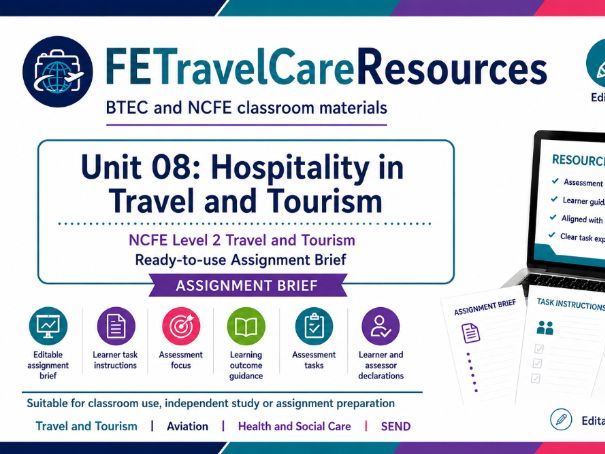 NCFE Unit 08 Travel & Tourism Assignment Brief