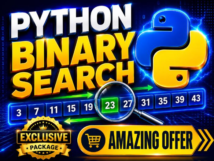Python Binary Search | Cambridge A-Level 9618 CS | PPT + Worksheets + Activity + MCQ - CS