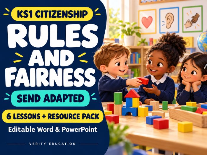 KS1 Citizenship: Rules and Fairness — SEND-Adapted Pack