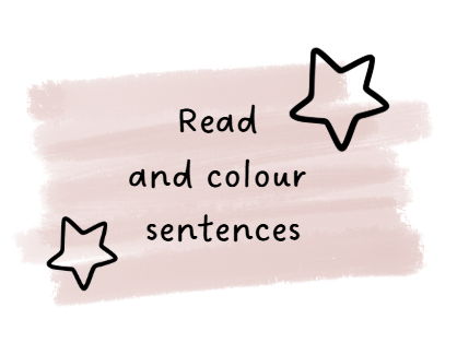 Read and colour Sentences