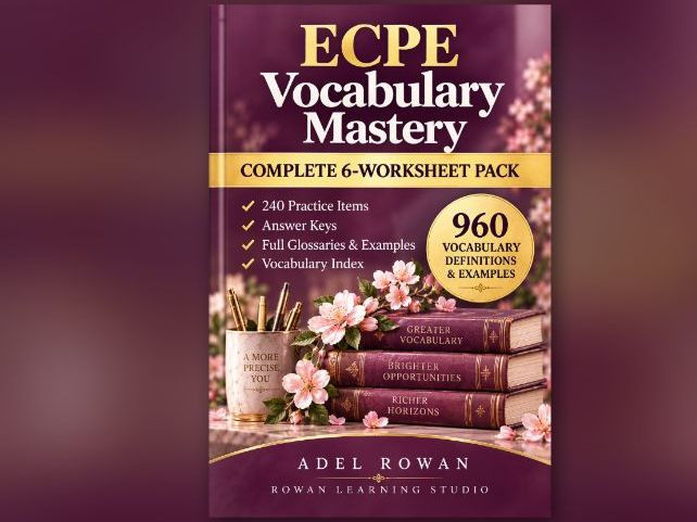 ECPE Vocabulary Worksheet: Free Sample