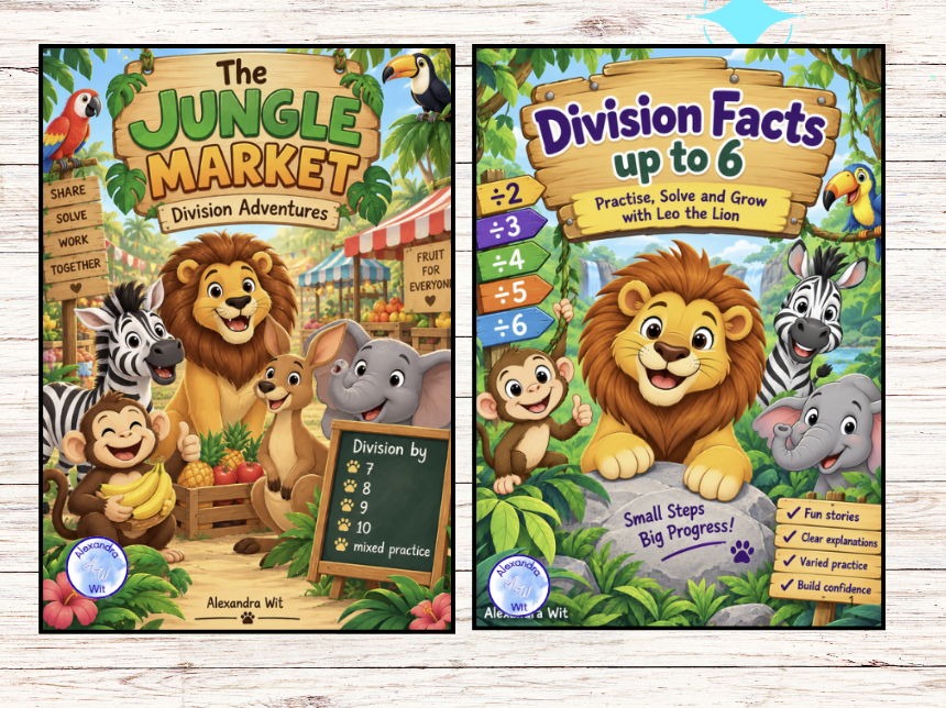 Leo the Lion – Division Facts up to 10 Bundle.